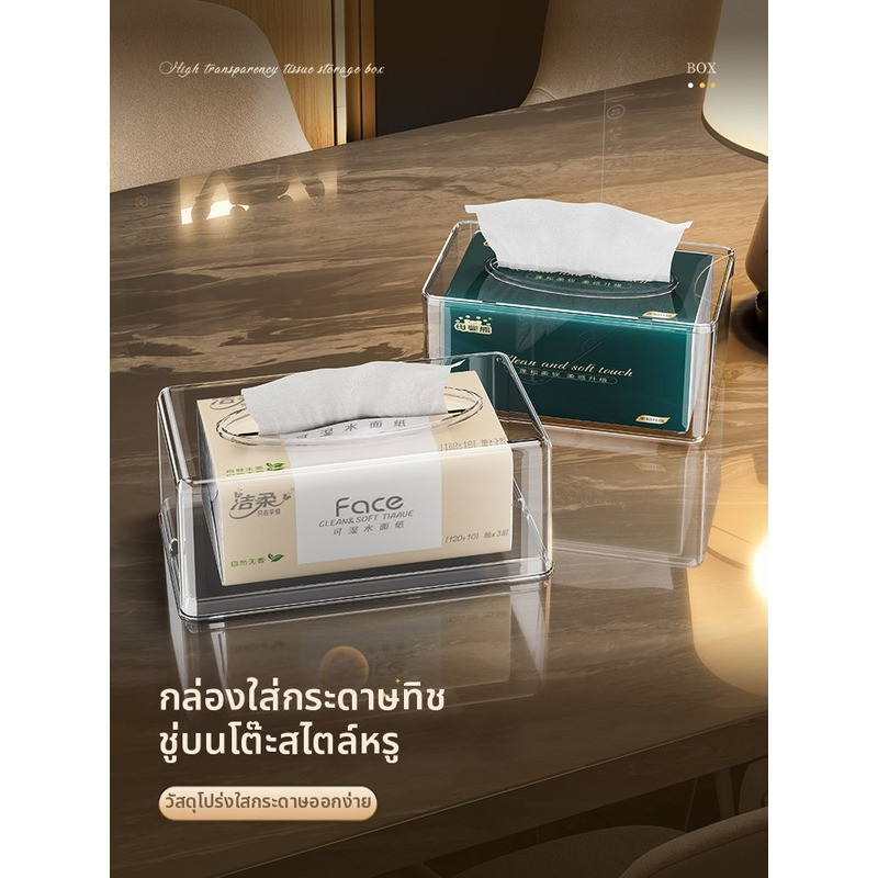 W Kaman | Transparent Acrylic Multi-Purpose Paper Towel Holder