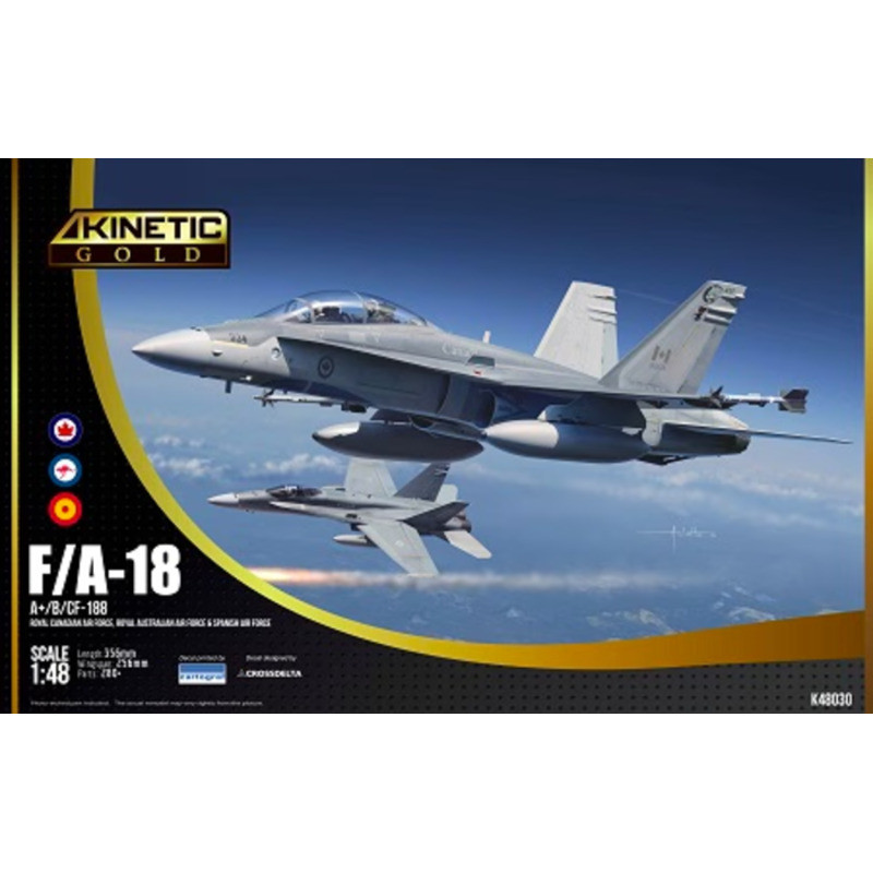 Kinetic K48030 F/A-18A+/B / CF-188 1/48 Static model kit