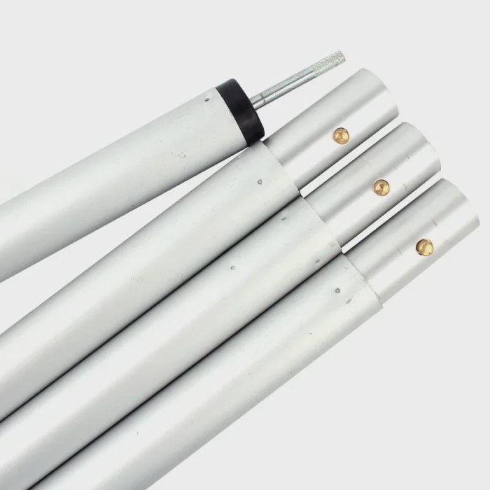 280cm Outdoor Tent Canopy Tarp Poles Tent Canopy Support Rods Iron Canopy Awning Frame 32mm