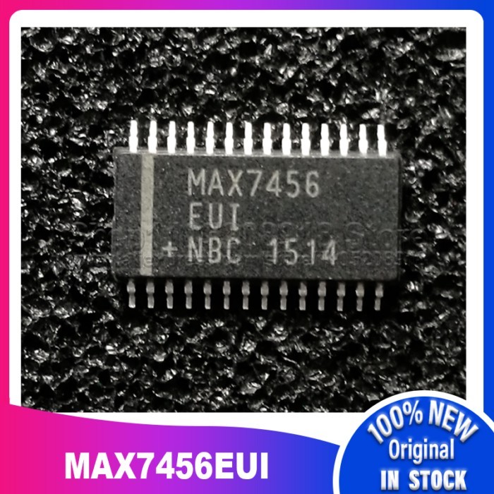 2~20PCS/LOT MAX7456EUI MAX7456EUI+T MAX7456 TSSOP28 100% New Spot stock