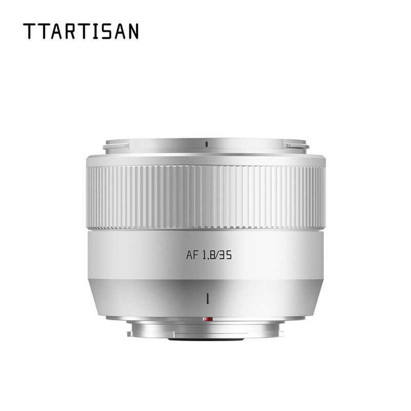 [สีเงิน] TTArtisan Mingjiang AF 35mm F1.8 II เลนส์ออโต้โฟกัสเหมาะสําหรับ Fuji XF