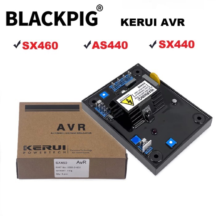 KERUI AVR Automatic Voltage Regulator SX460 SX440 AS440 For Generator Parts Voltage Stabilizer Circ