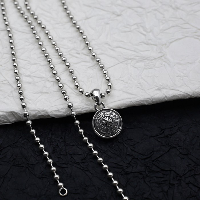 Chrome Hearts Chrome Hearts สร้อยคอ Retro Punk Cross เปลี่ยนชายทางเพศ Cross Hexagram จี้ของขวัญสําหร