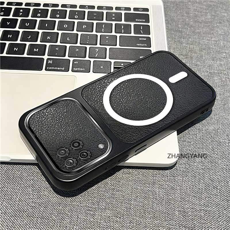 SAMSUNG สําหรับSamsung A12 A22 4G M22 M32 A22 5Gขั้นสูงหนังAnti drop TPUเคสโทรศัพท์ความงามแม่เหล็กออกแบบใหม่ซิลิโคนนุ่ม