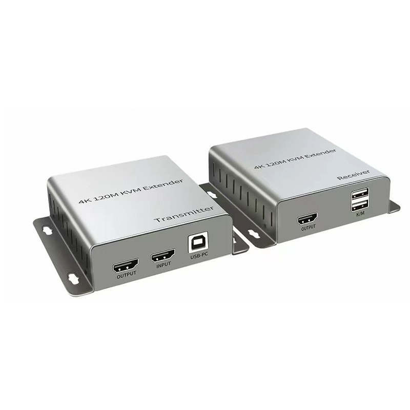4K 120M HDMI KVM Video Extender Over Rj45 Cat5e/6 สาย vs 1080P 60M HDMI KVM USB Extender พร้อมคีย์บอ