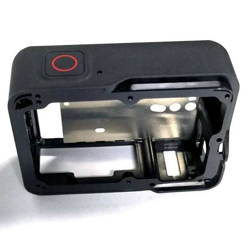 ▥ 100% สําหรับ Gopro HERO 5 6 7 Hero5 Hero6 Hero7 สีดําเงินหน้าจอ LCD กรอบด้านหลังฝาครอบอะไหล่ก