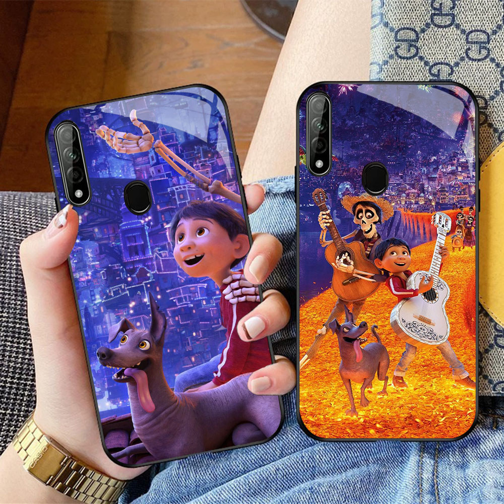 CK-49 COCO HD Glass Casing สําหรับ OPPO A31 A32 A53 A53S A33 Realme 7i C17