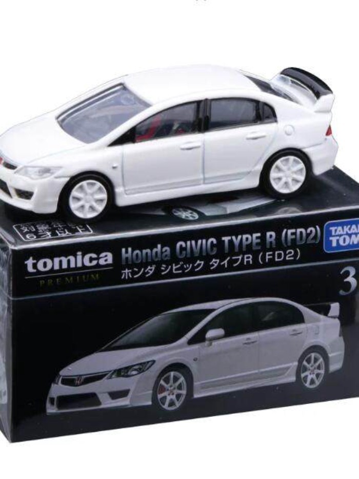 Tomy Premium Tomium Black Box TP37 Civic Type R FD2 Civic Sports Car Model Limited Edition Car Model