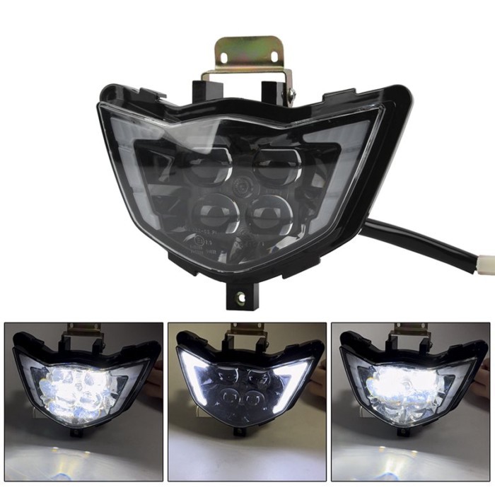 MX Enduro Dirt Bike Motorcycle LED Headlight For BSE Kayo WR YZ 250F 450 TT125 T2 Z4 Replacement He