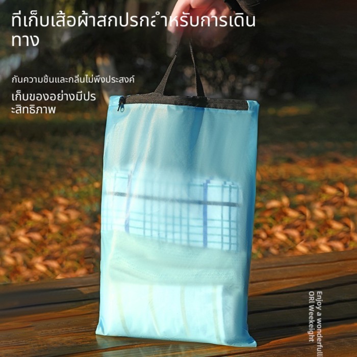 เดินทางกระเป๋าเก็บเสื้อผ้าสกปรกฟิตเนสกีฬาแห้งเปียกแยกแบบพกพากลางแจ้งกันน้ําระงับกลิ่นกายกระเป๋าเป้สะพายหลังย่อยแพ็คกระเป๋าธุรกิจทริป