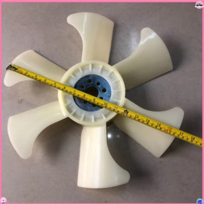 For Kubota V1505 Engine Cooler Fan Engine Blade 6-blade 7-blade