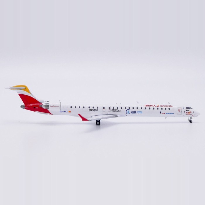 พร้อมสต็อก JC Wings 1: 400 สเปน Airlines CRJ-1000 EC-MVZ โมเดลเครื่องบินโลหะผสมออกจากโมเดลรถพิมพ์