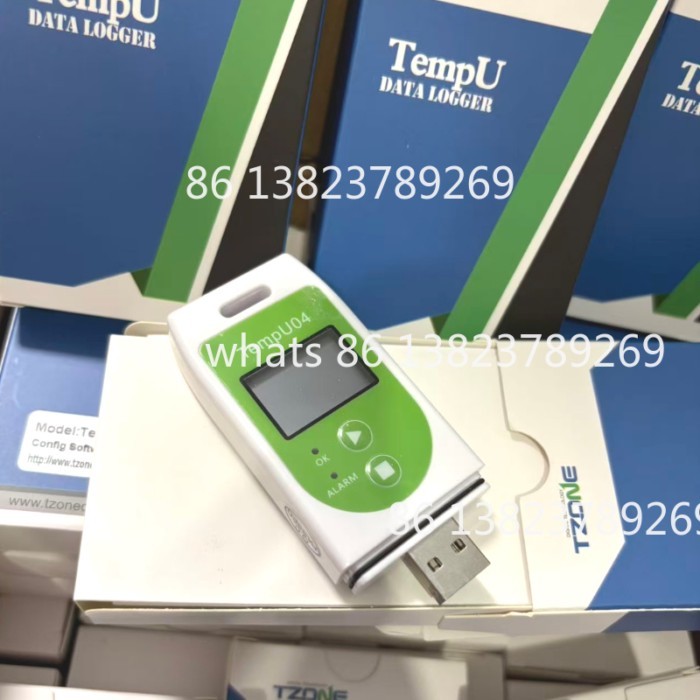 TZONE PDF Logger USB Temperature Data Logger TempU04 PDF USB Temperature Data recorder Reusable Log