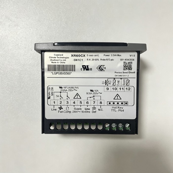 Dixell XR60CX Digital Temperature Controller 230V NTC/PTC Refrigeration Thermostat Cold Room Freeze