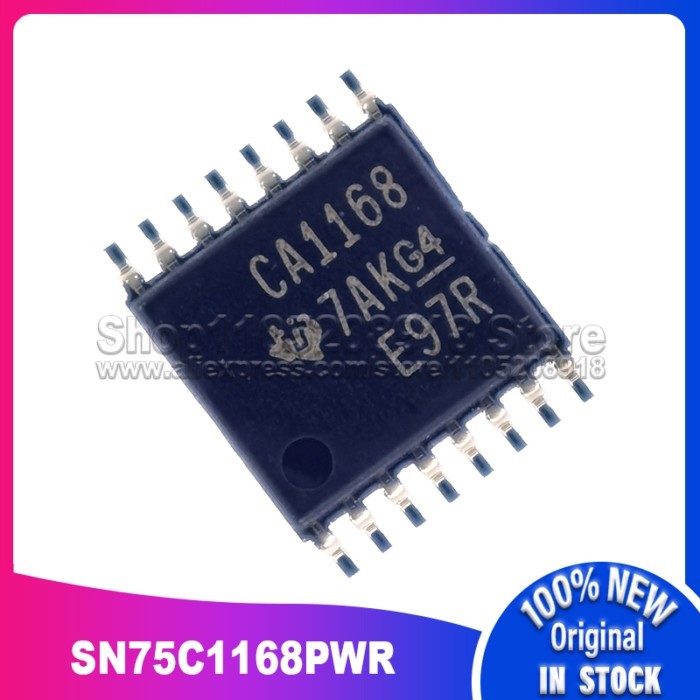 5PCS/LOT CA1168 SN75C1168PWR SN75C1168PW SN75C1168 TSSOP16 100% New Spot stock