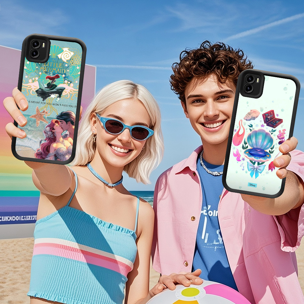 DE-26 Princess Ariel ปลอก HP สําหรับ VIVO Y53s Y51 V21E Y31 Y33 V21 Y51A Y73 Y51S 2020 2021