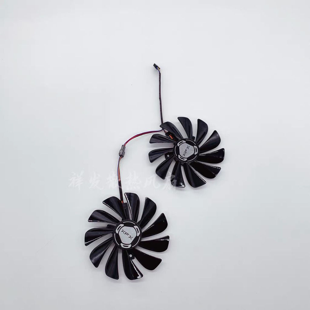 จัดส่งฟรีสําหรับ XFX/XFX RX 5700 XT 8GB สีดําหมาป่ารุ่นสมาร์ทกราฟิกการ์ดพัดลมคู่