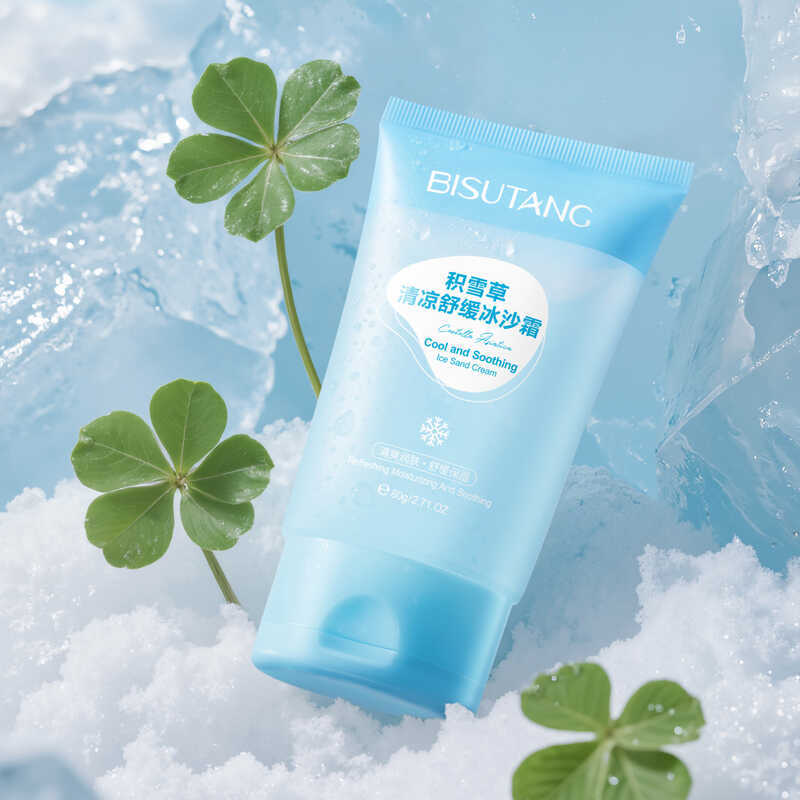 Bisutang Centella Asiatica Smoothie Cream ครีมเด็ก Moisturizing After Sun Soothing Refreshing Moistu