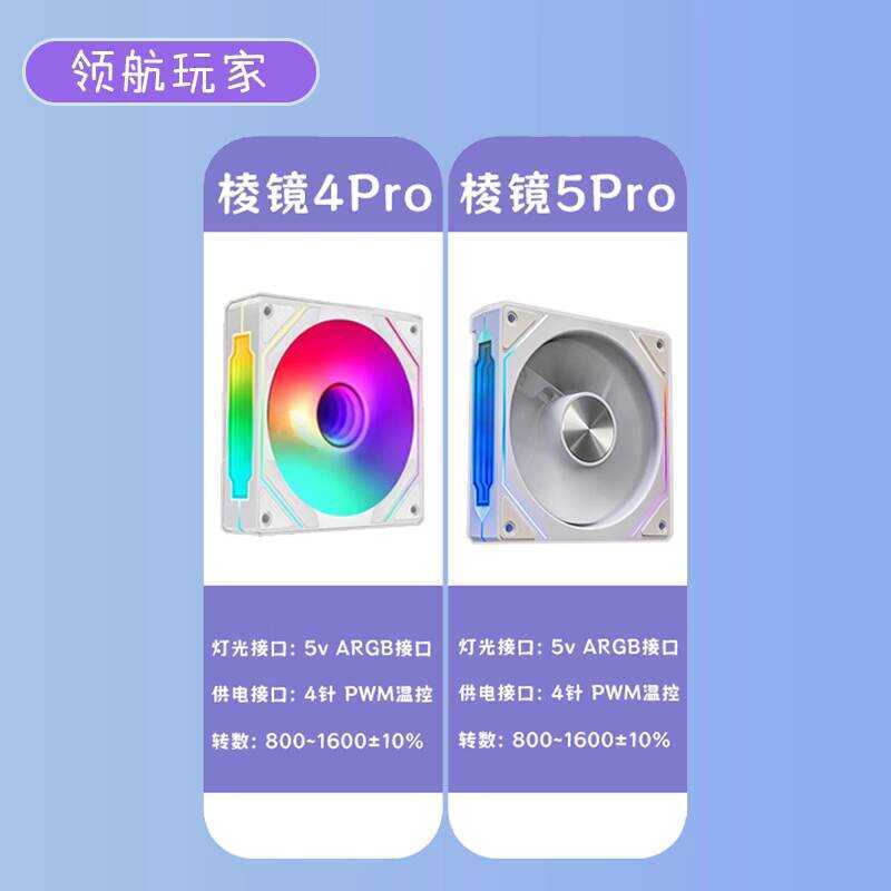 Prism Fan Prism 4PRO ARGB คอมพิวเตอร์เดสก์ท็อปเมนเฟรมแชสซีพัดลมระบายความร้อนด้วยน้ํา