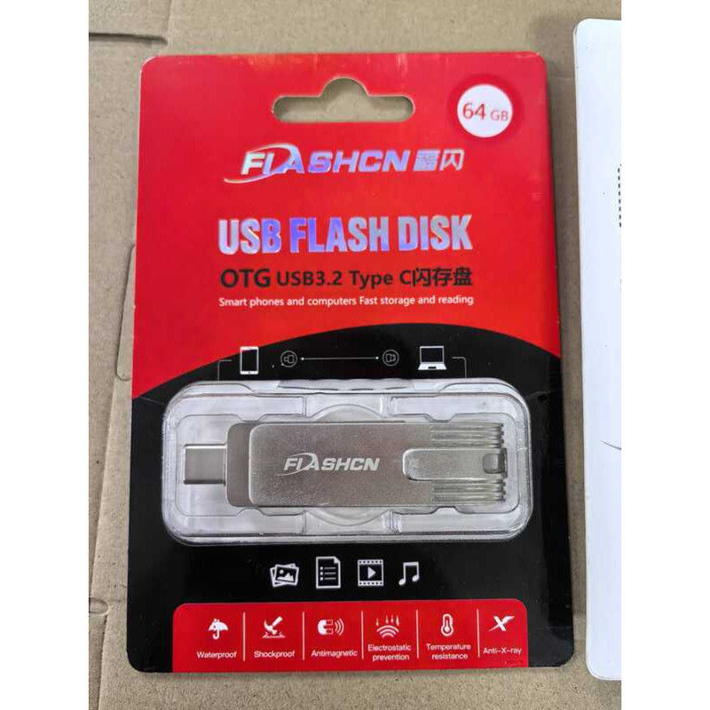 Fu Flash u Disk typec Dual-Interface โทรศัพท์มือถือคอมพิวเตอร์ Dual-ใช้ความเร็วสูงความจุขนาดใหญ่ 64G