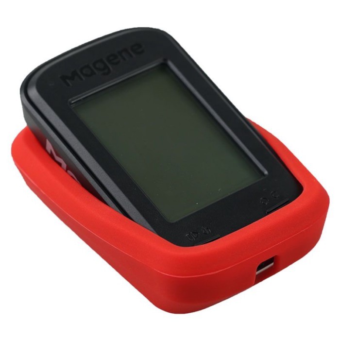 เหมาะสําหรับ Magene Magene C206Pro จักรยาน GPS สมาร์ทนาฬิกาจับเวลาป้องกันกรณีซิลิโคนฟรีฟิล์มป้องกัน