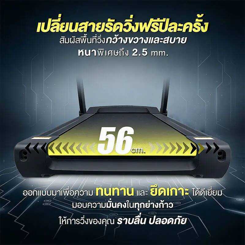 My-Hi Fit Zone [Mall] Jc700 ลูวิ่งไฟฟ้า ลู่วิ่ง ไฟฟ้า Treadmill 5.0 แรงม้า ลู่วิ่งพับได้ ปรับระดับคว