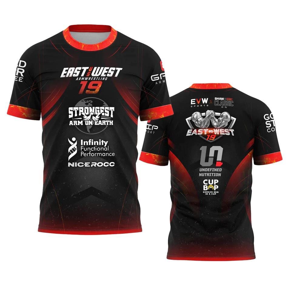 East Vs West 19 – Dave Chappelle Boxing 3D เสื้อยืด, Breathable Fitness & Outdoor Sports Tee (Unisex