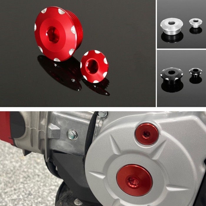 3D CNC Engine Crankcase Cover Plugs Screw For Honda CRF110 CRF110F CRF 110F CRF 110 2013-2024 Motor