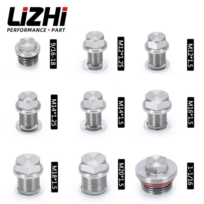 M12x1.5 M12x1.25 M14x1.25 M14x1.5 M16x1.5 M18x1.5 M20x1.5 Stainless Steel Magnetic Oil Drain Plug &