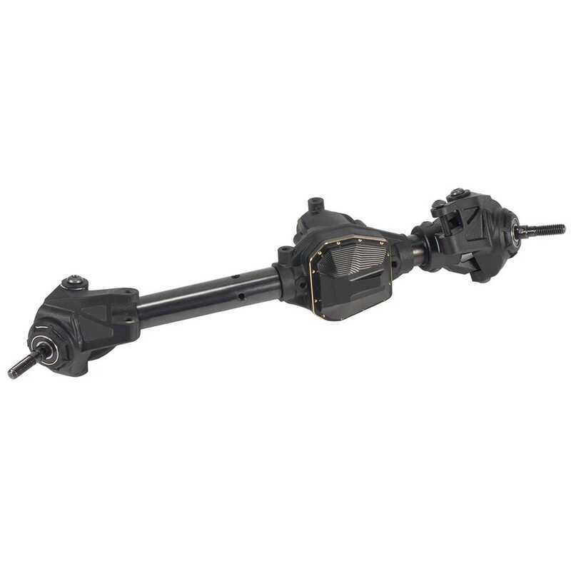 หนัก@ ฝาครอบดิฟฟ์ทองเหลืองสีดำ 33G สำหรับรถ RC ขนาด 1/10 รุ่น Comp Crawler Axial Scx10 PRO 4X4 LCG