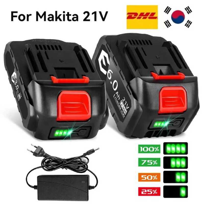 ment Battery For Makita Cordless Drill Screwdriver 5S2p 18650 Cells Fast Charge Overload Protection