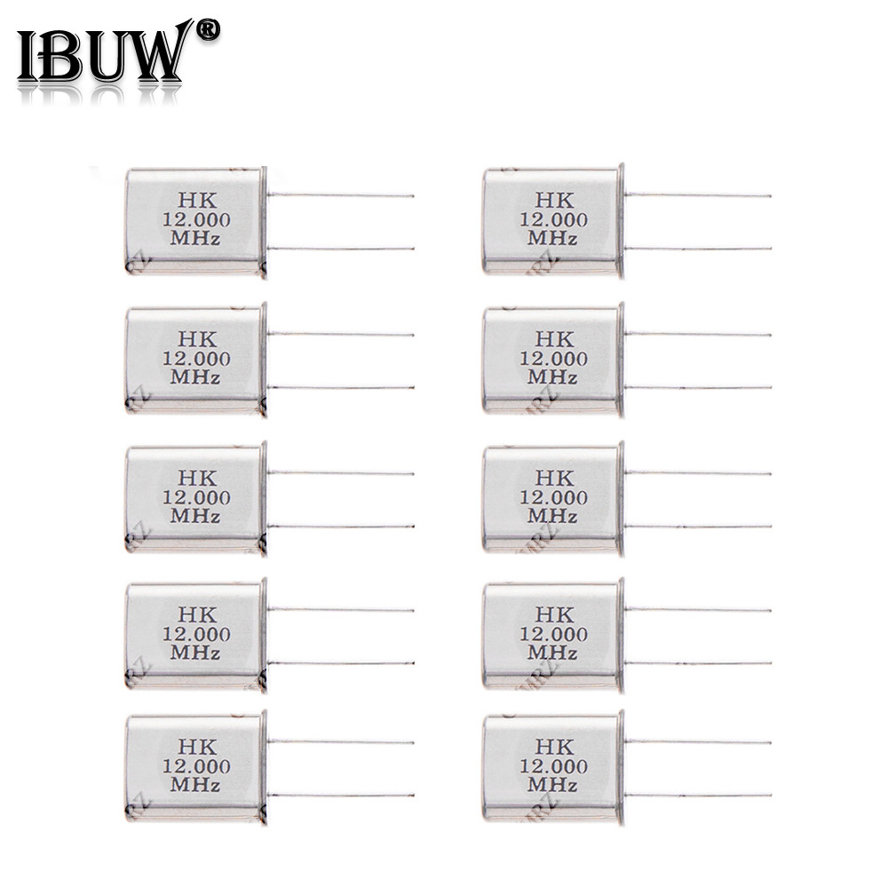 10PCS HC-49U 2P Passive คริสตัล Oscillator 16MHZ 24MHZ 10MHZ 12MHZ 11.0592MHZ 13.56MHZ HC-49U