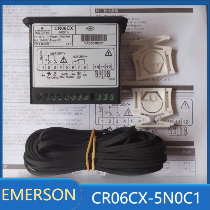 EMERSON CR06CX CR06CX-5N0C1 Temperature Controllere New Original