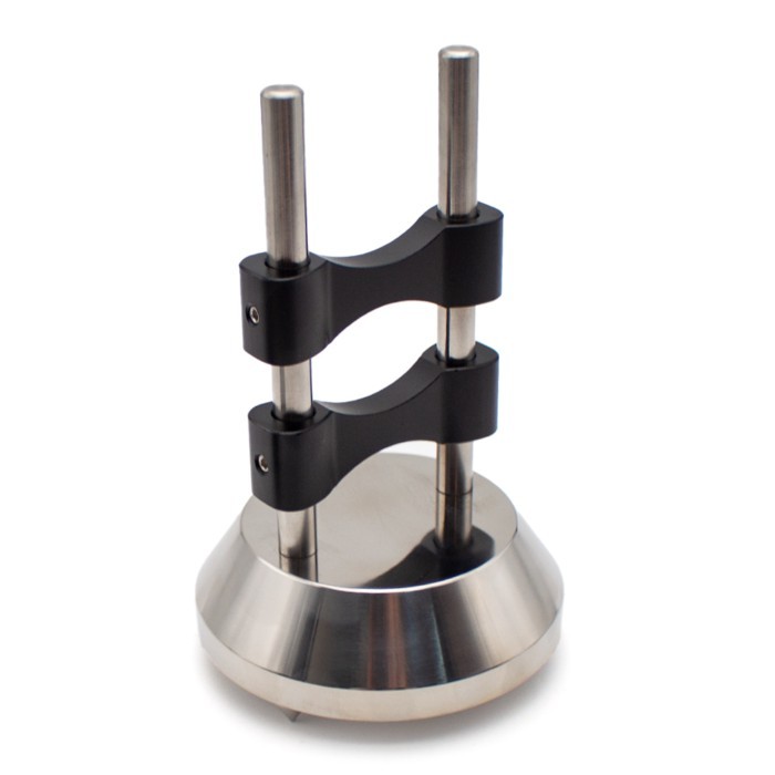 Adjustable Audio Cable Riser Stand  Stainless Steel Hi-Fi Cable Lifter with Vibration Damping Spike