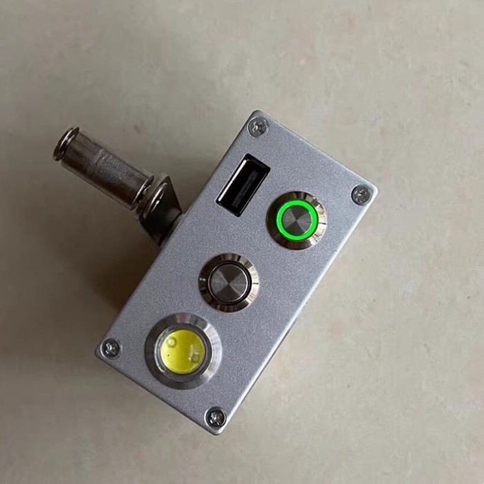 Portable DIY Hand-Cranked Generator Three-Phase Brushless Generator Full Aluminum Alloy Body 20F*3