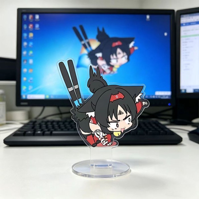 Zenless Zone Zero Nekomiya Mana Ju Fufu ขาตั้งอะคริลิคแมวน่ารักสาวจอแสดงผลตกแต่งสะสม