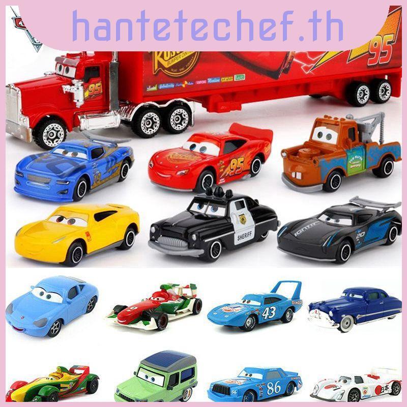 Pixar Cars 2 & 3 McQueen Racing Family รถเหล็กของเล่น 1:55 ของขวัญสําหรับเด็กหลวม