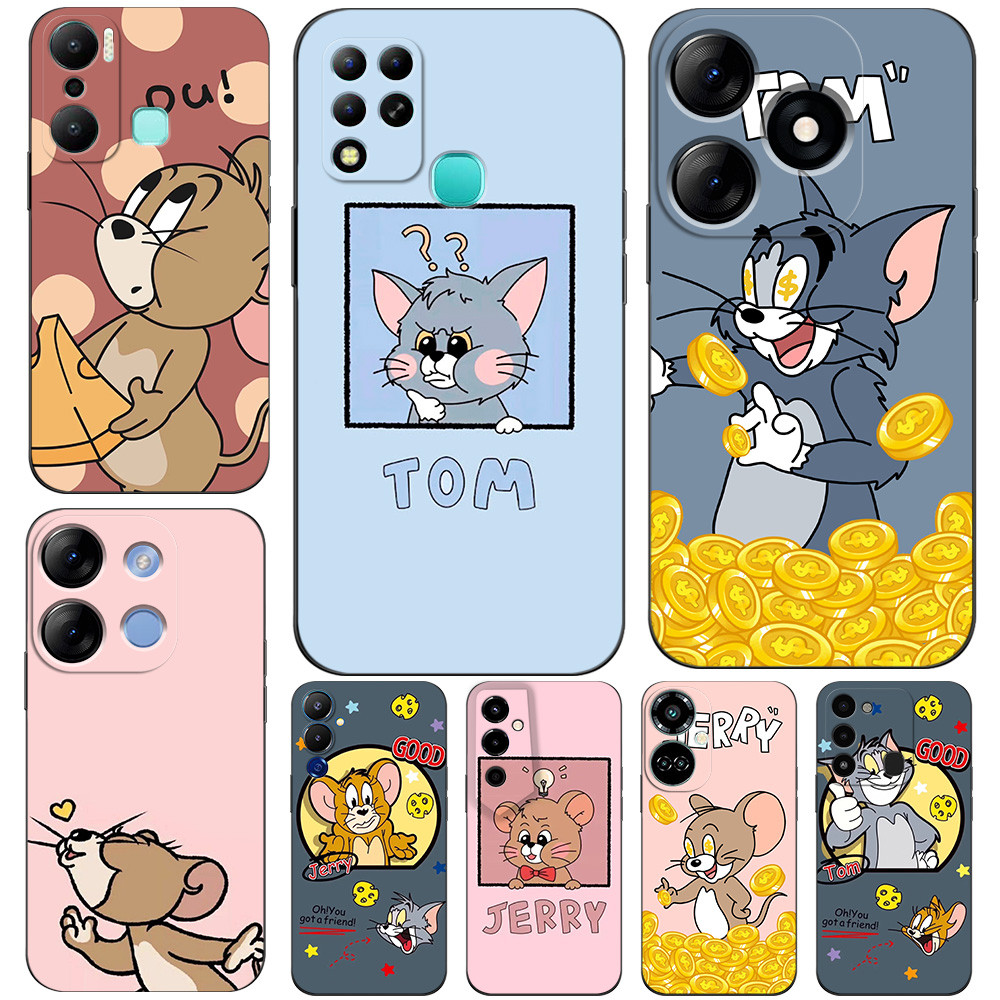 สําหรับ TECNO POVA NEO 2 NEO 5G LE6J 4 PRO LG8N ฝาครอบโทรศัพท์ Tom และการ์ตูน