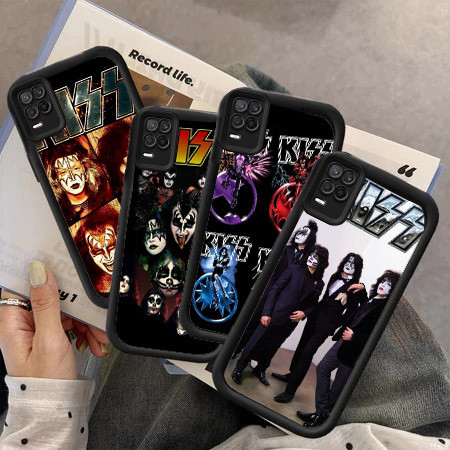 RK37 แฟชั่น Rock Band KISS Hp ชุบปลอกสําหรับ Realme Reno A77s A96 F21S 9i A76 7 A3 A57s 8Z F21 A3X C