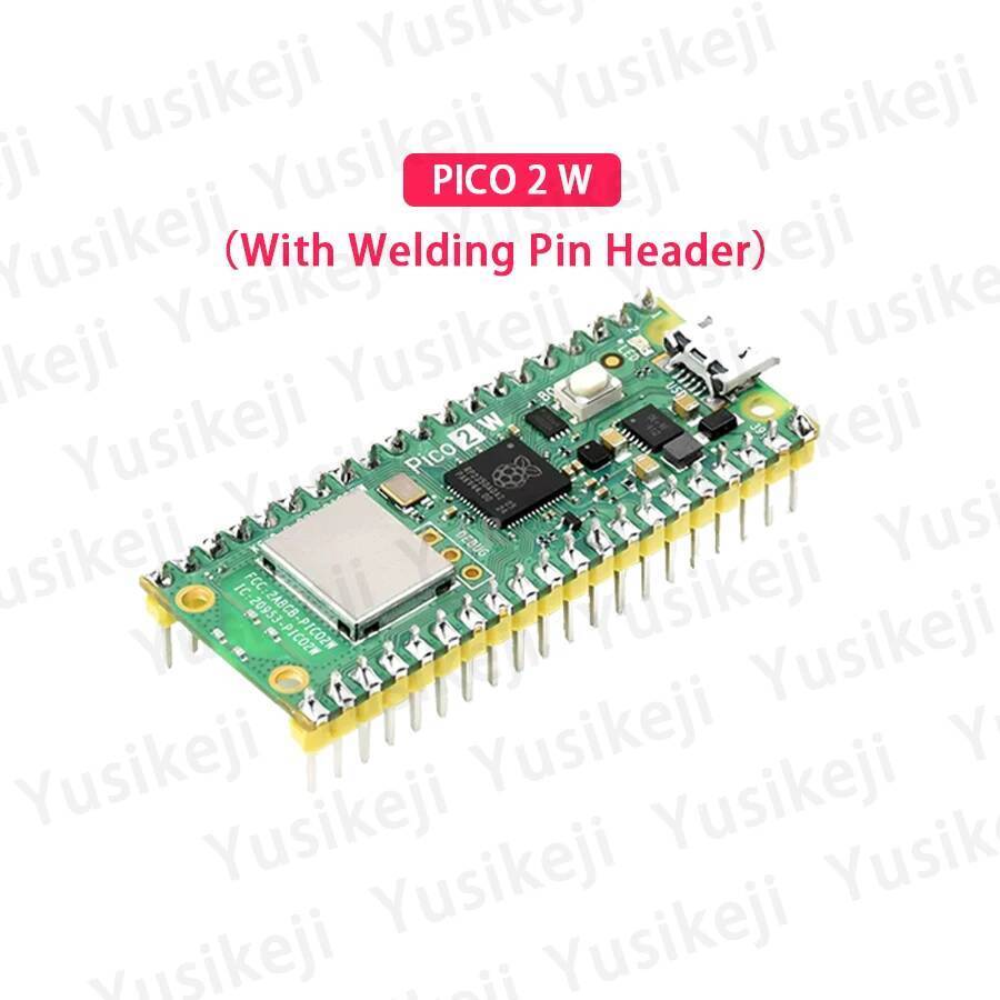 Original Raspberry Pi Pico 2 W Pico 2-Solder Pico 2 W-Solder Pin Header RP2350A 2.4GHz 802.11n ไร้สา