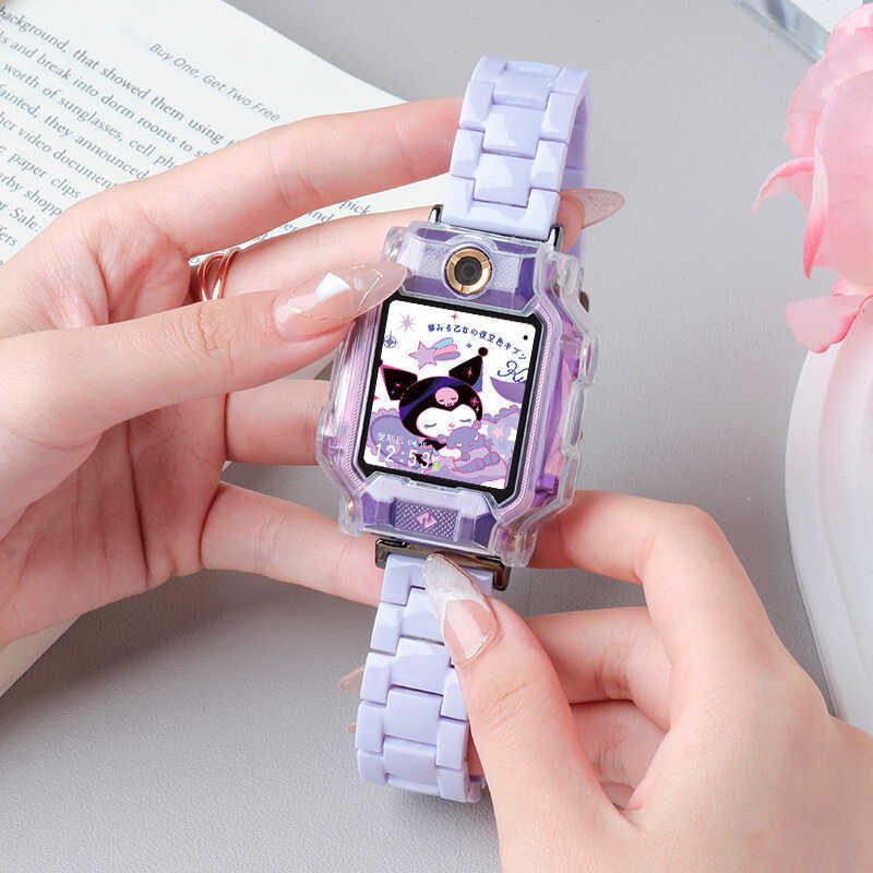 Macaron Candy Color Series เหมาะสําหรับสายนาฬิกาโทรศัพท์ขนาดเล็ก Z8 อุปกรณ์เสริม Z7/Z6A/Z1/Q1A/Q2A