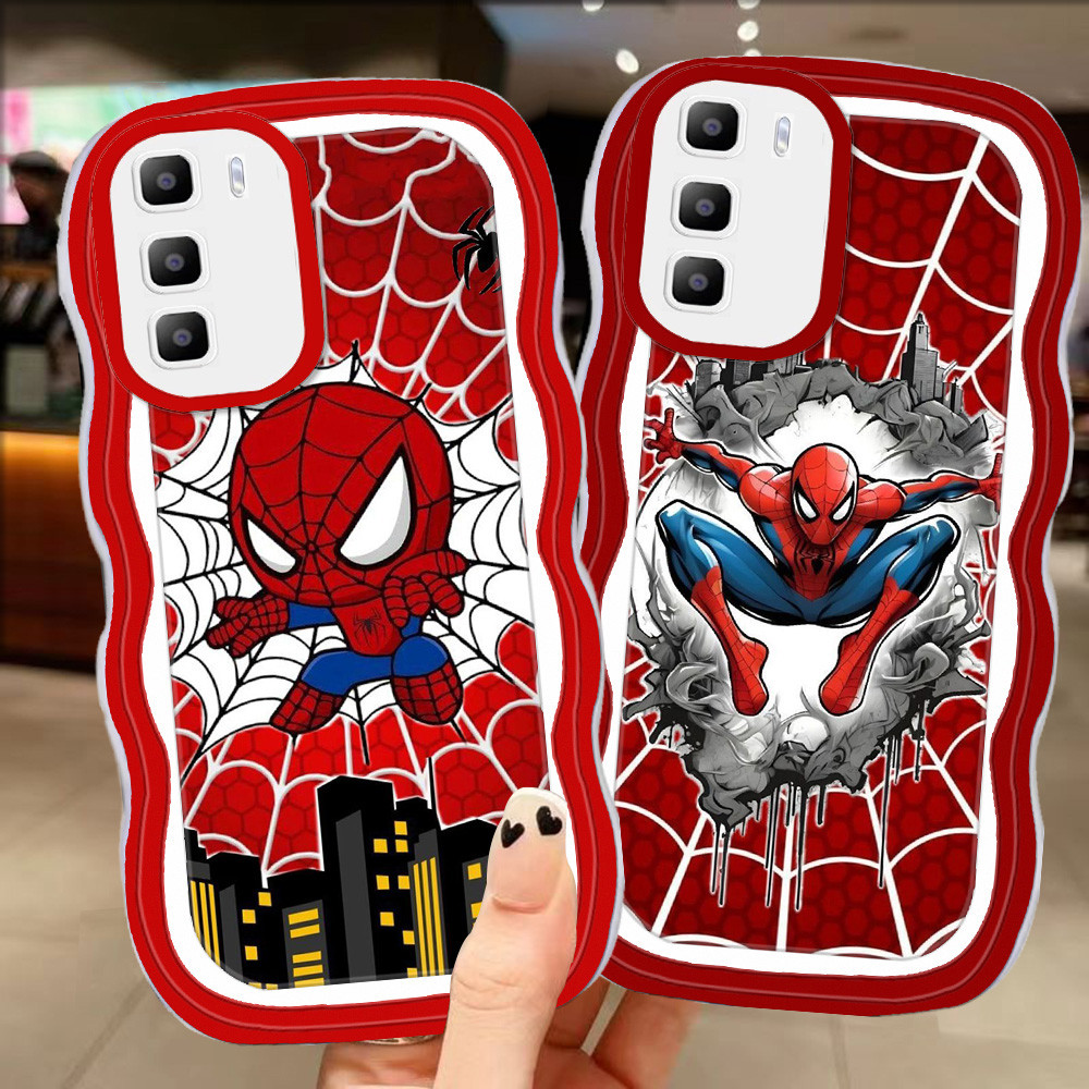 A-9 Spider-man TPU Casing สําหรับ Infinix HOT 60 50i 50 60i Pro Plus เคสใส