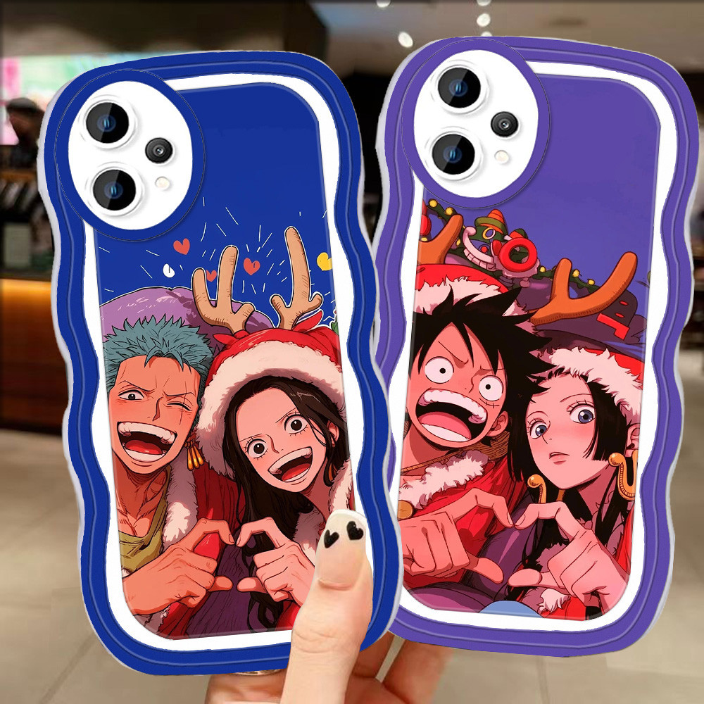 A-24 One Piece คู่ TPU สําหรับ Realme 14T C31 14 9i C35 9 14X C30 Pro Plus 5G โปร่งใสกรณี