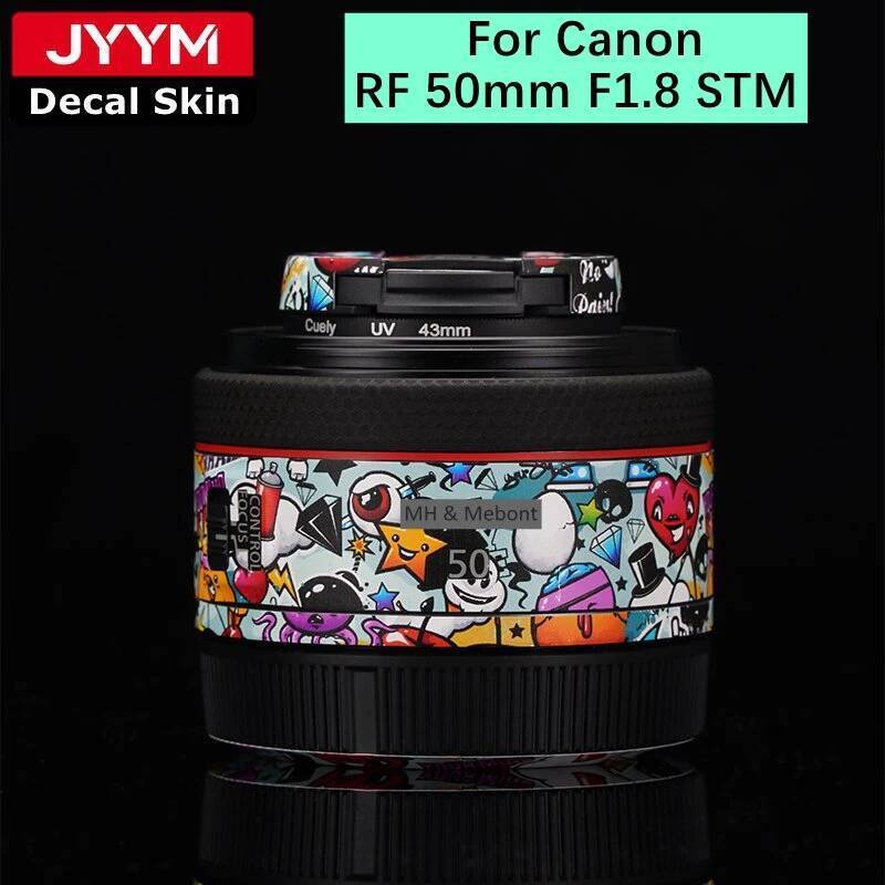 RF50 RF 50 1.8 STM Anti-Scratch เลนส์กล้องสติกเกอร์ป้องกันฟิล์ม Body Protector ผิวสําหรับ Canon RF 5