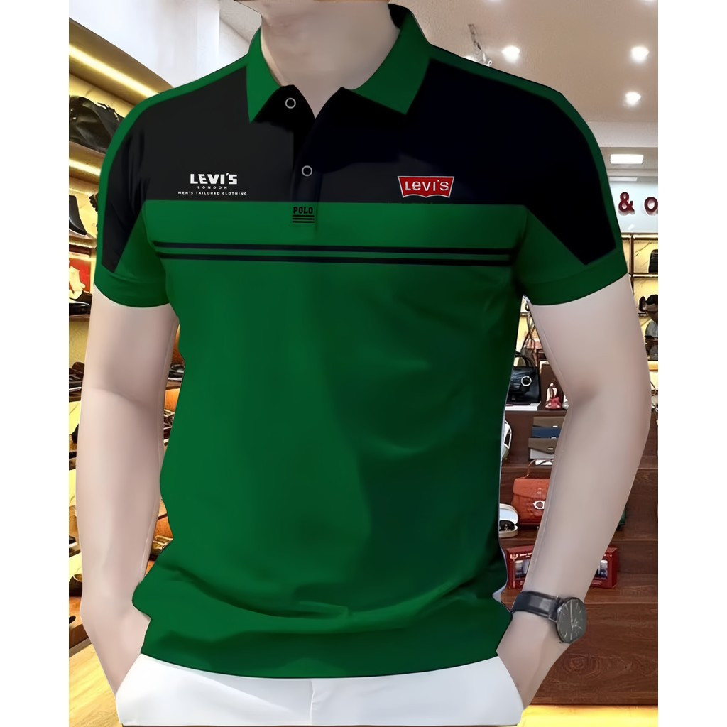 เสื้อโปโลผู้ชายสําหรับผู้ชาย เสื้อผ้ากีฬาสไตล์เสื้อโปโลเสื้อผ้าเสื้อลําลองเสื้อโปโลชาติพันธุ์ ขนาดใหญ่เกินไป รูปแบบย้อนยุคกลางแจ้งถนนสวม 51ข