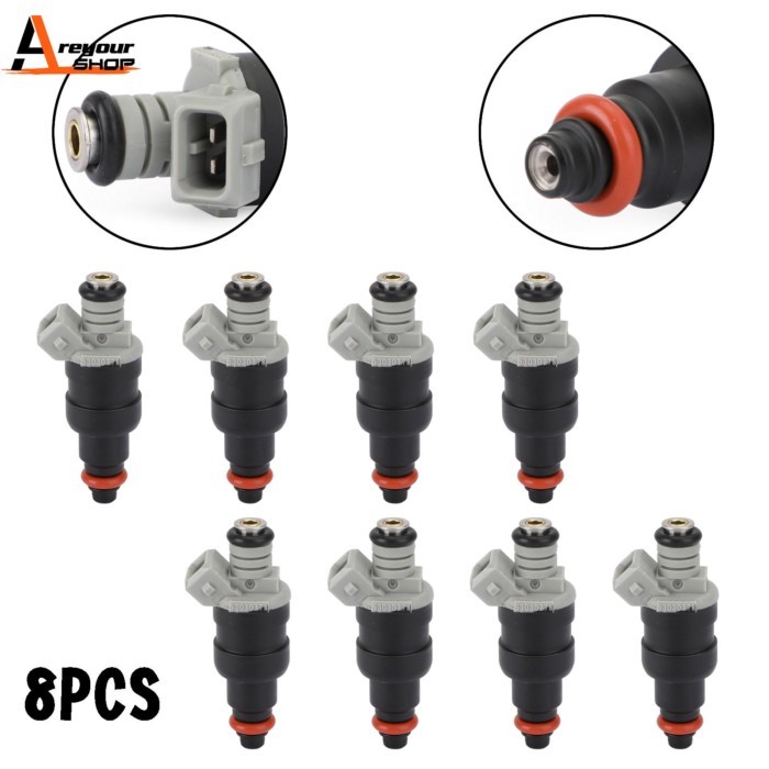 Areyourshop 8PCS Fuel Injectors Fit For Grand Cherokee Ram3500/2500/1500 B3500 B2500 B1500 1996-199