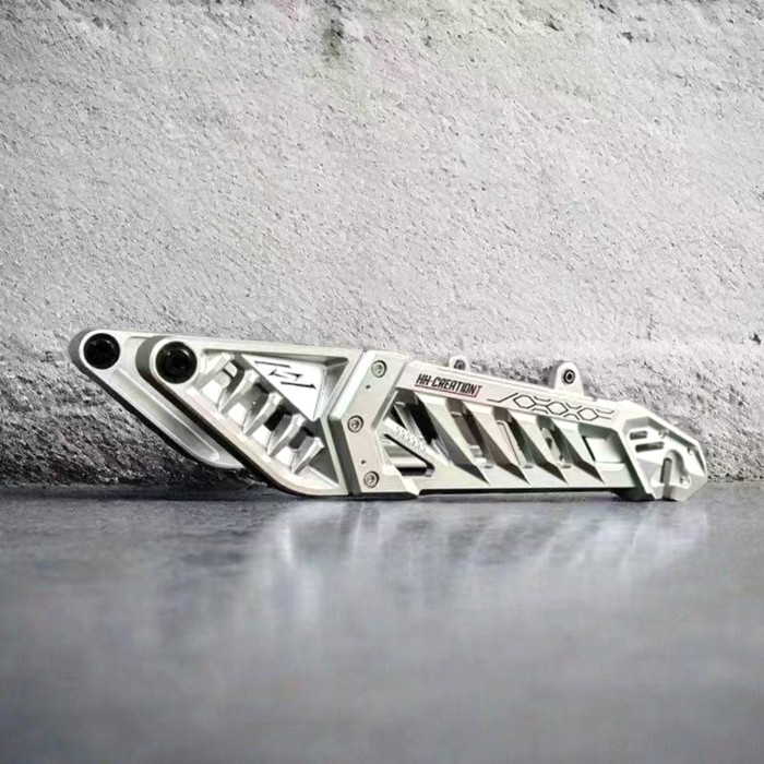 Electric Motorcycle Modified Swing Arm CNC Aluminum Alloy HH2p Warship Flat Fork Suitable For Littl