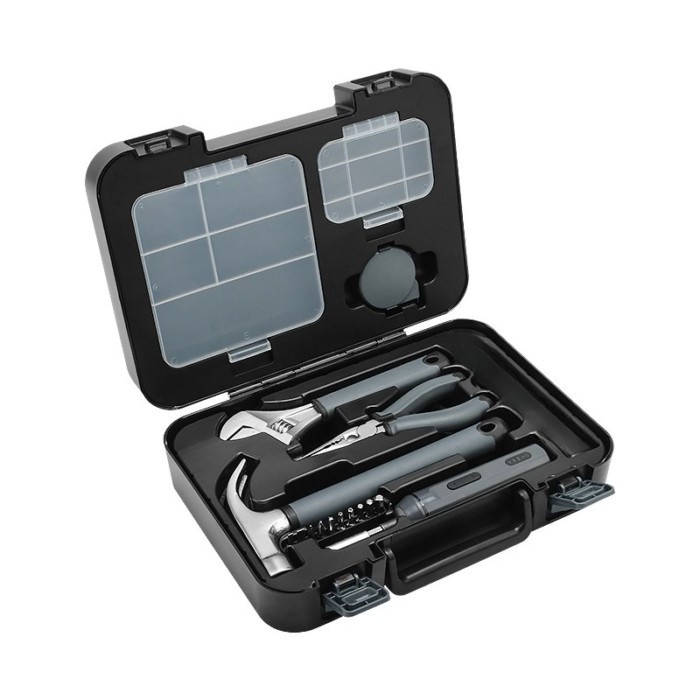 Screwdriver Electric Home Hardware Storage Portable Toolbox High-end Home Gift Set