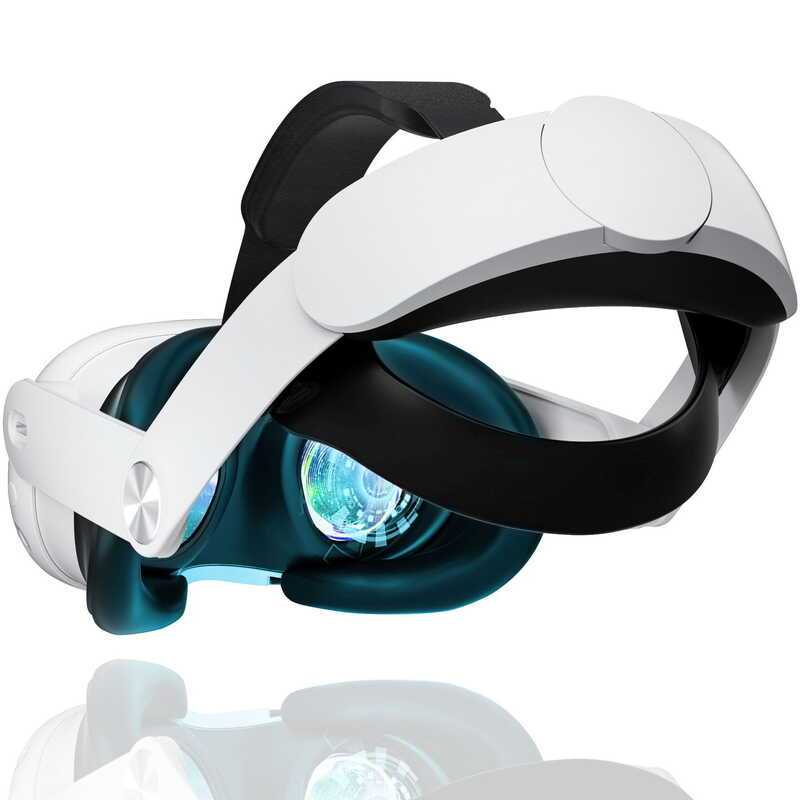 Oculus quest3/3s Head Wear ฟองน้ํากว้างแบบปรับได้ Elite Head Wear อุปกรณ์เสริม VR เข้ากันได้กับ ques