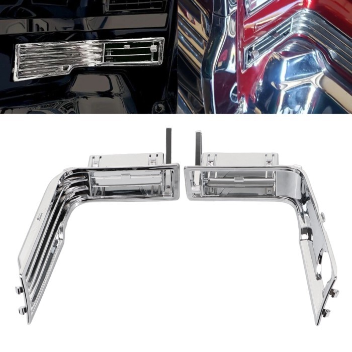 Motorcycle Chrome Hot Air Vent Fit For Honda Goldwing 1500 GL1500 GL1500I Interstate GL1500A Aspenc